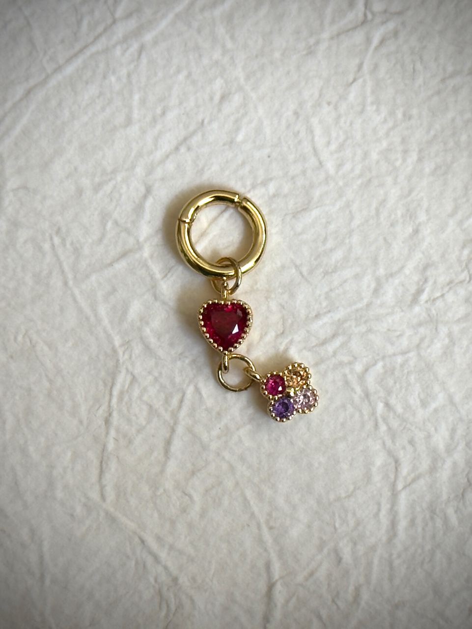 Heart Throb Drop Charm - Maricel